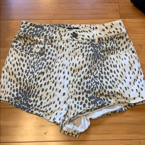 Urban outfitters animal print shorts